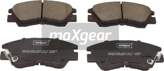 Maxgear 19-2938 - Brake Pad Set, disc brake onlydrive.pro