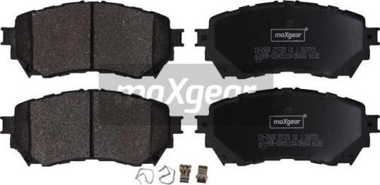 Maxgear 19-2928 - Brake Pad Set, disc brake onlydrive.pro