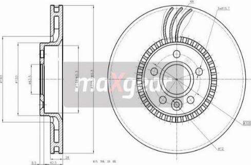 Maxgear 19-2429 - Brake Disc onlydrive.pro