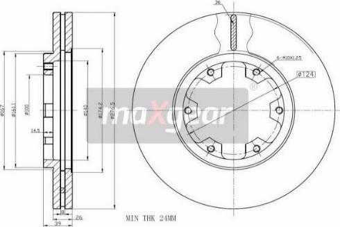 Maxgear 19-2569 - Тормозной диск onlydrive.pro