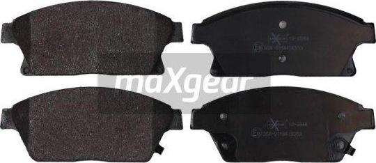 Maxgear 19-2088 - Brake Pad Set, disc brake onlydrive.pro