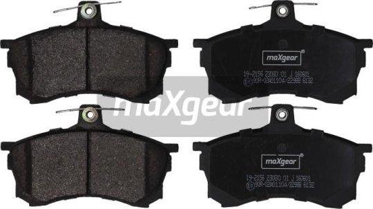 Maxgear 19-2156 - Stabdžių trinkelių rinkinys, diskinis stabdys onlydrive.pro