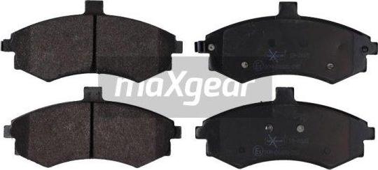 Maxgear 19-2165 - Bremžu uzliku kompl., Disku bremzes onlydrive.pro