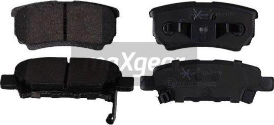 Maxgear 19-2109 - Brake Pad Set, disc brake onlydrive.pro
