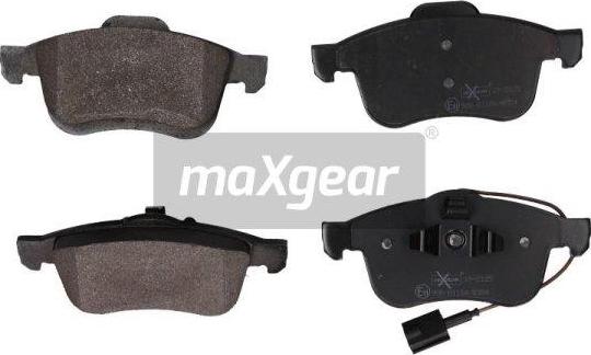 Maxgear 19-2125 - Stabdžių trinkelių rinkinys, diskinis stabdys onlydrive.pro