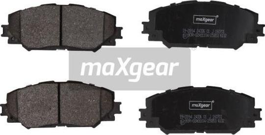 Maxgear 19-2894 - Piduriklotsi komplekt,ketaspidur onlydrive.pro