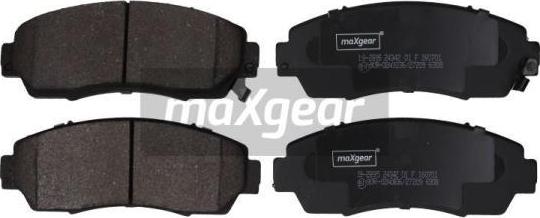 Maxgear 19-2895 - Тормозные колодки, дисковые, комплект onlydrive.pro