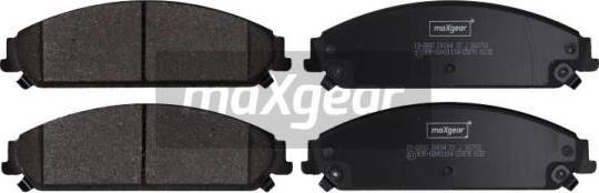 Maxgear 19-2890 - Тормозные колодки, дисковые, комплект onlydrive.pro