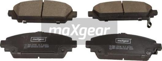 Maxgear 19-2868 - Тормозные колодки, дисковые, комплект onlydrive.pro