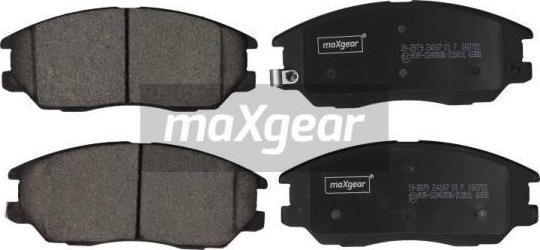 Maxgear 19-2879 - Stabdžių trinkelių rinkinys, diskinis stabdys onlydrive.pro