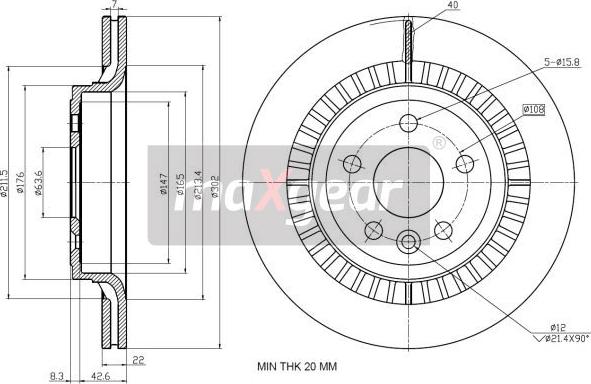 Maxgear 19-2335 - Jarrulevy onlydrive.pro