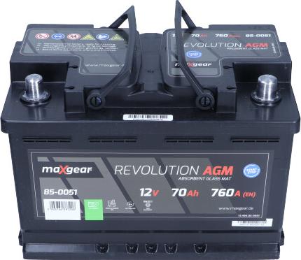 Maxgear 85-0051 - Starter Battery onlydrive.pro