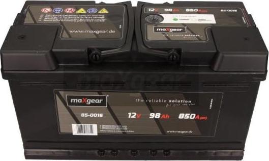 Maxgear 85-0016 - Starter Battery onlydrive.pro
