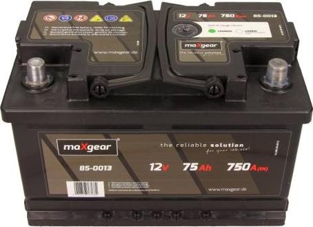 Maxgear 85-0013 - Starter Battery onlydrive.pro