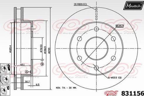 A.B.S. 16388 - Brake Disc onlydrive.pro