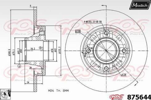 GSP 9225042K - Brake Disc onlydrive.pro