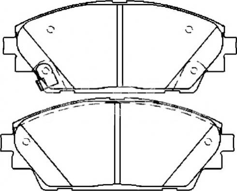 MAZDA BHY13328ZA - Brake Pad Set, disc brake onlydrive.pro