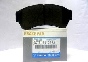 MAZDA GSYD-33-28ZA - Brake Pad Set, disc brake onlydrive.pro