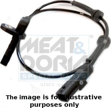 Meat & Doria 90631E - Sensor, wheel speed onlydrive.pro