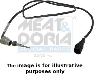 Meat & Doria 12429E - Sensor, exhaust gas temperature onlydrive.pro