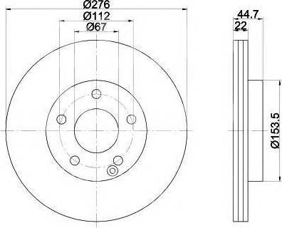 Mercedes-Benz 1694210812 - Brake Disc onlydrive.pro