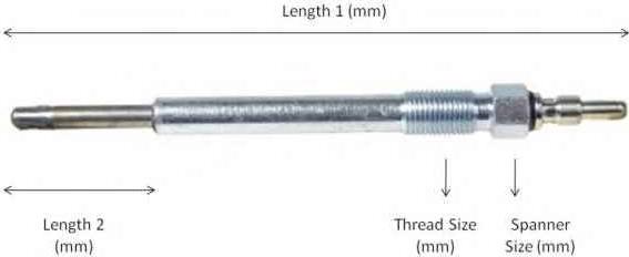 Mercedes-Benz A 001 159 28 01 - Glow Plug onlydrive.pro