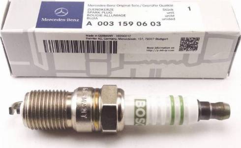 Mercedes-Benz A 003 159 06 03 - Uždegimo žvakė onlydrive.pro