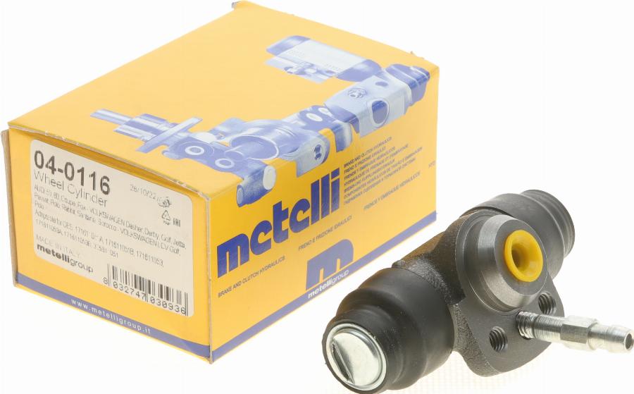 Metelli 04-0116 - Rato stabdžių cilindras onlydrive.pro