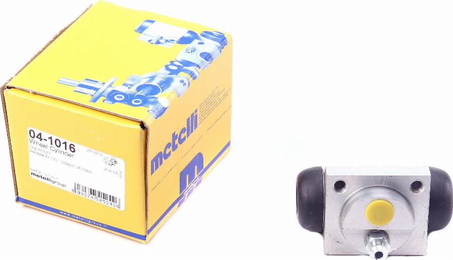 Metelli 04-1016 - Колесный тормозной цилиндр onlydrive.pro