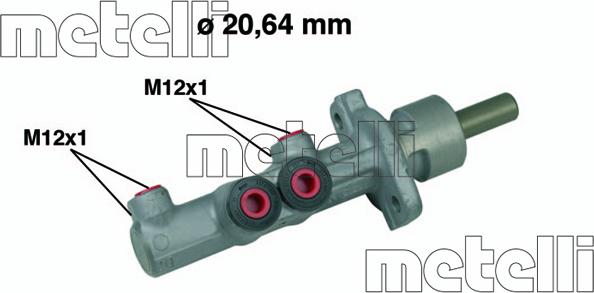 Metelli 05-0493 - Brake Master Cylinder onlydrive.pro