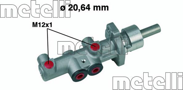 Metelli 05-0404 - Brake Master Cylinder onlydrive.pro