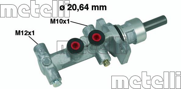 Metelli 05-0553 - Главный тормозной цилиндр onlydrive.pro