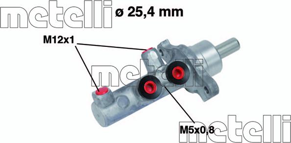 Metelli 05-0569 - Peapiduri silinder onlydrive.pro