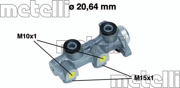 Metelli 05-0507 - Brake Master Cylinder onlydrive.pro