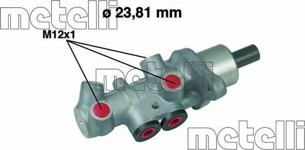 Metelli 05-0536 - Brake Master Cylinder onlydrive.pro