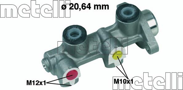 Metelli 05-0190 - Главный тормозной цилиндр onlydrive.pro