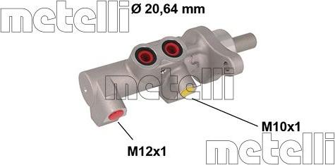 Metelli 05-0846 - Brake Master Cylinder onlydrive.pro