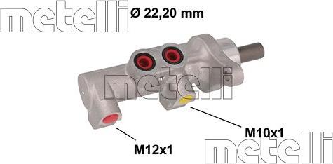 Metelli 05-0847 - Brake Master Cylinder onlydrive.pro
