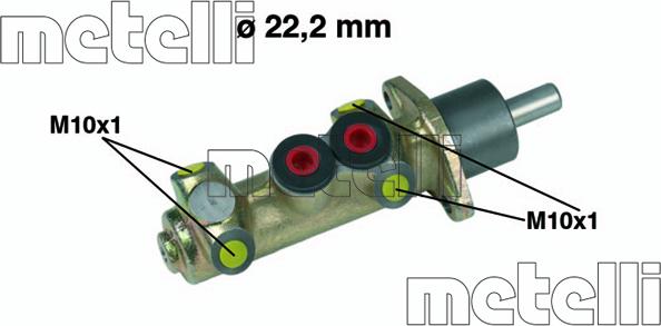 Metelli 05-0208 - Brake Master Cylinder onlydrive.pro