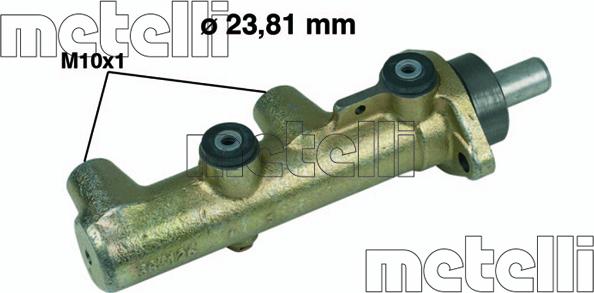 Metelli 05-0237 - Главный тормозной цилиндр onlydrive.pro