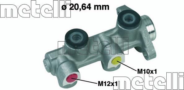 Metelli 05-0224 - Главный тормозной цилиндр onlydrive.pro