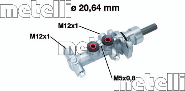 Metelli 05-0768 - Brake Master Cylinder onlydrive.pro