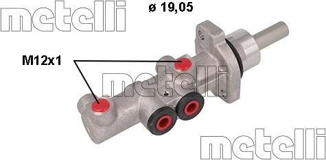 Metelli 05-1117 - Brake Master Cylinder onlydrive.pro