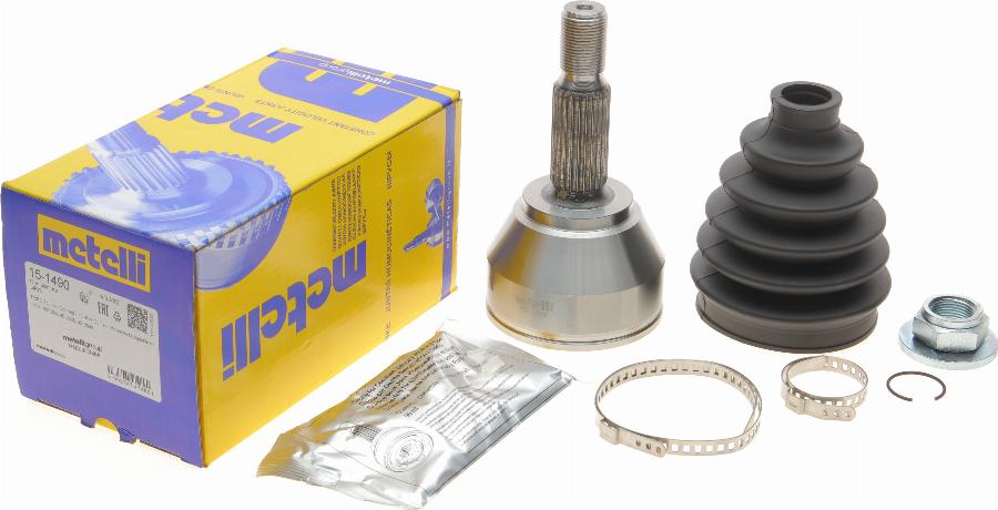 Metelli 15-1490 - Шарнирный комплект, ШРУС, приводной вал onlydrive.pro