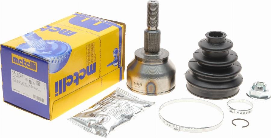 Metelli 15-1761 - Шарнирный комплект, ШРУС, приводной вал onlydrive.pro