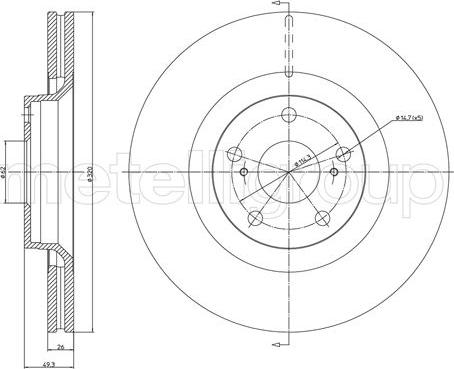 ATE 24.0126-0160.1 - Brake Disc onlydrive.pro