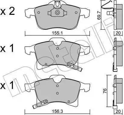 A.B.S. 37484 - Brake Pad Set, disc brake onlydrive.pro