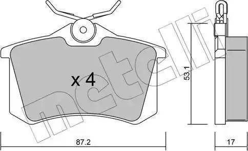 A.B.S. 36623/1 - Brake Pad Set, disc brake onlydrive.pro