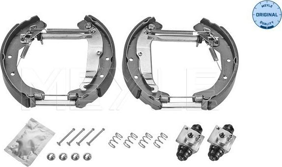 Meyle 614 533 0012 - Комплект тормозных колодок, барабанные onlydrive.pro