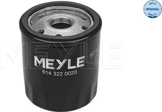 Meyle 614 322 0020 - Eļļas filtrs onlydrive.pro